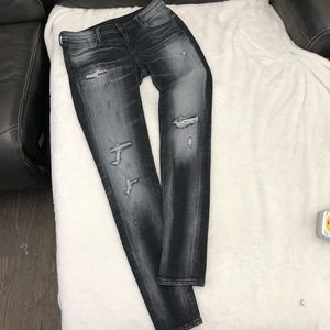 Buckle Black skinny jeans